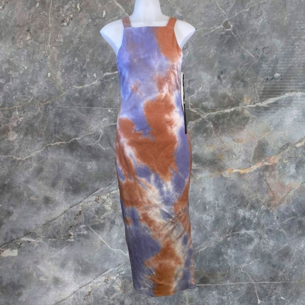 House Of Harlow x REVOLVE Tali Midi Dress in Brown Tie DyeHouse of Harl… - Picture 8 of 8